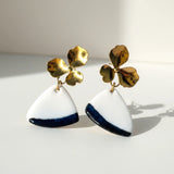 boucles d'oreilles fleur