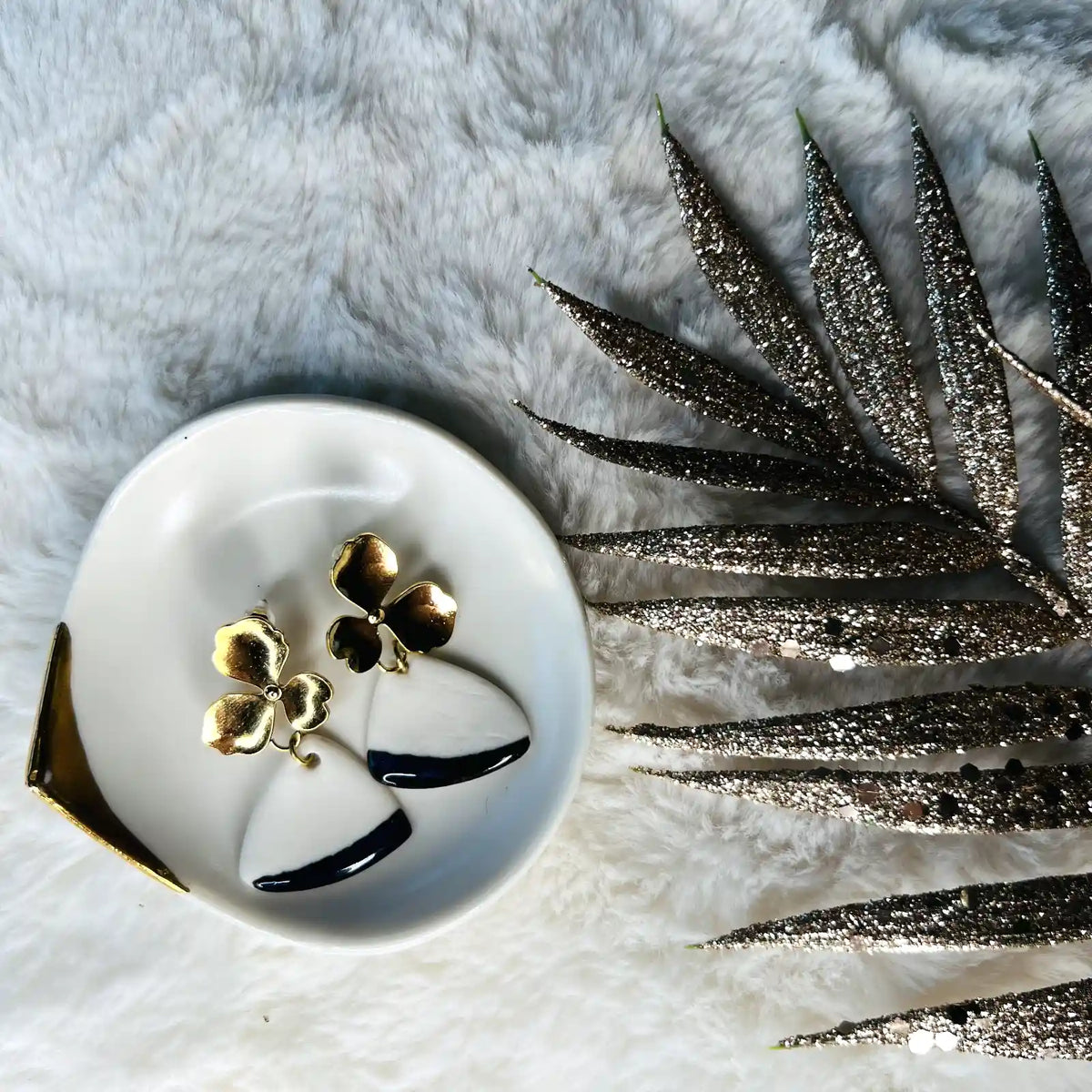 boucles d'oreilles fleurs