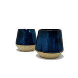 tasses bleues faites main Elephantom